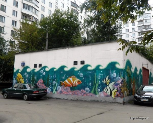 Граффити в Москве или street art фотография 8