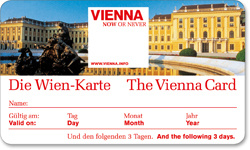 Туристическая карта Вены Wien Karte