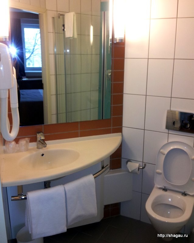 Ванная комната в отеле Ibis