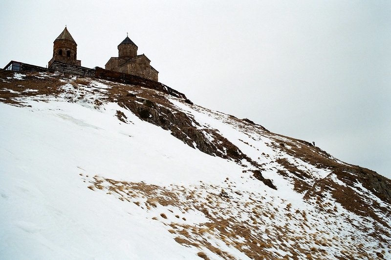 Церковь в горах, Грузия