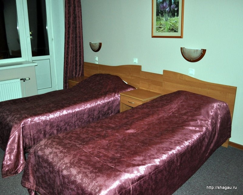 В номере гостиницы Колос в Пскове