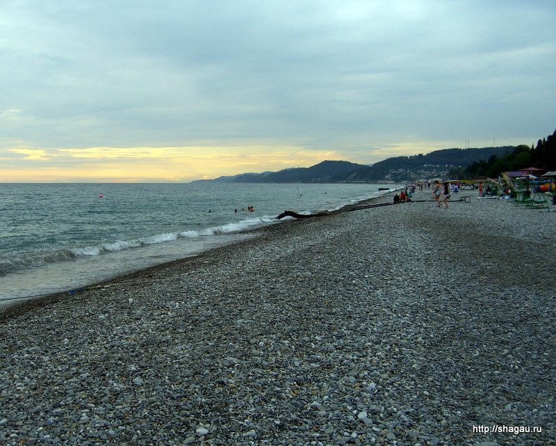 Пляж в Лоо, Черноморское побережье