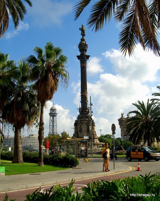 Памятник Колумбу в Барселоне