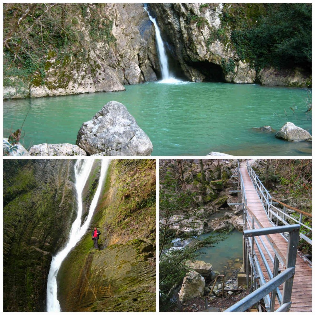 Агурские и ореховские водопады