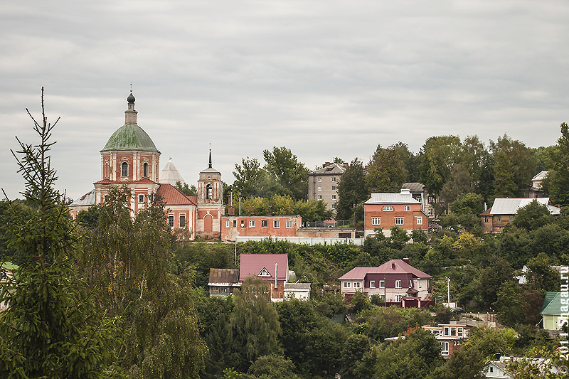 Вид на окрестности Смоленска с высоты Успенского собора
