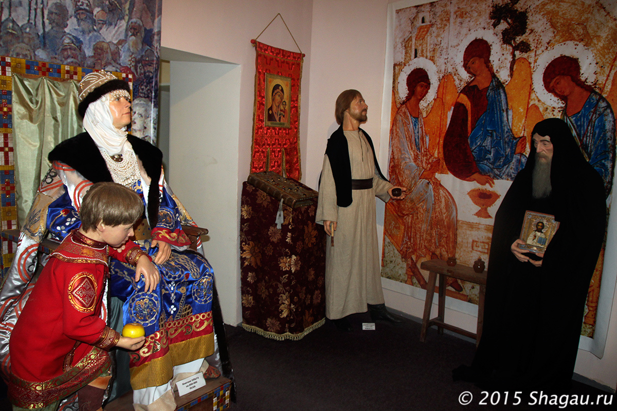 Княгиня Ольга и ее внук. Андрей Рублев