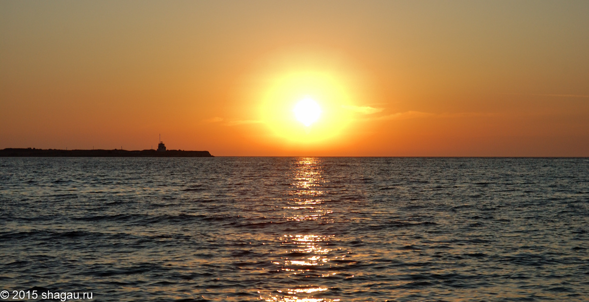 Закат в море. Автор фото: Г. Стороженко