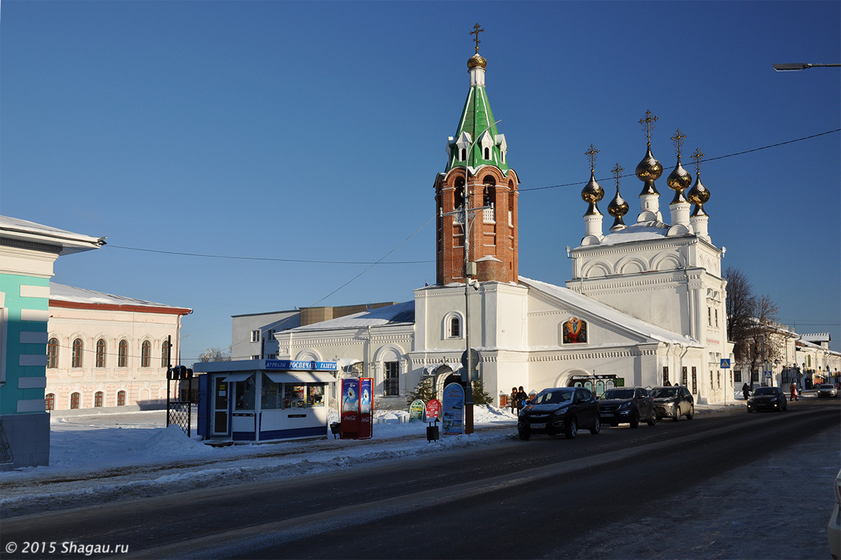 Вознесенская церковь, вид с улицы Московская