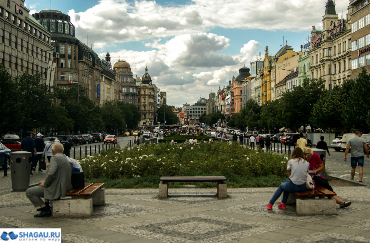 Вацлавская площадь Прага