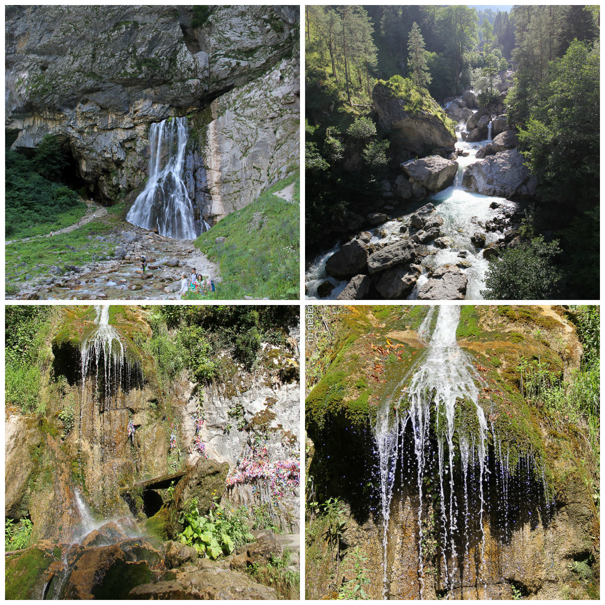 Водопады Абхазии