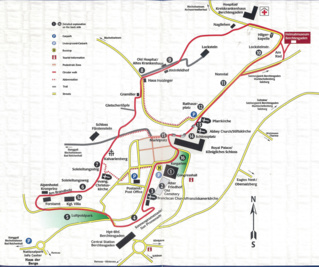 Карта маршрута по Берхсгадену