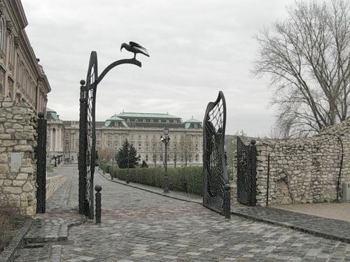Ворон на воротах Будапешт