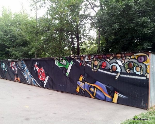 Граффити в Москве или street art фотография 6