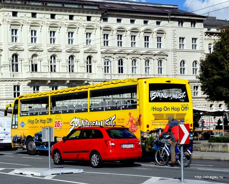 Автобус в Зальцбурге Hop on hop off