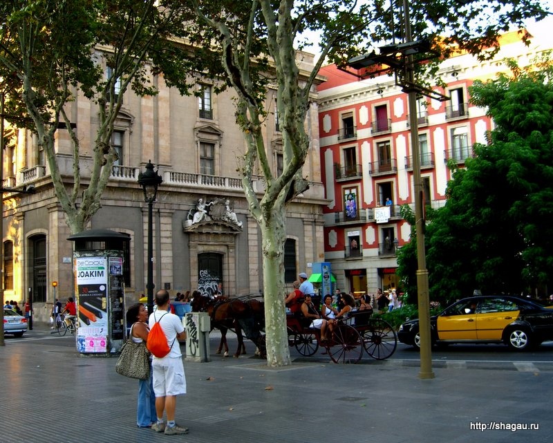 Рамбла в Барселоне