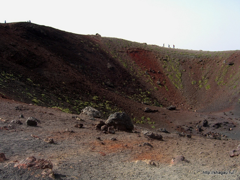 Погасший кратер Этна
