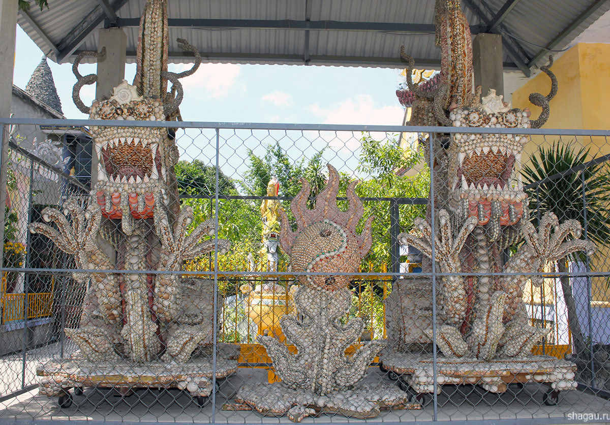 Храм ракушек и лабиринт дракона в Нячанге фотография 6