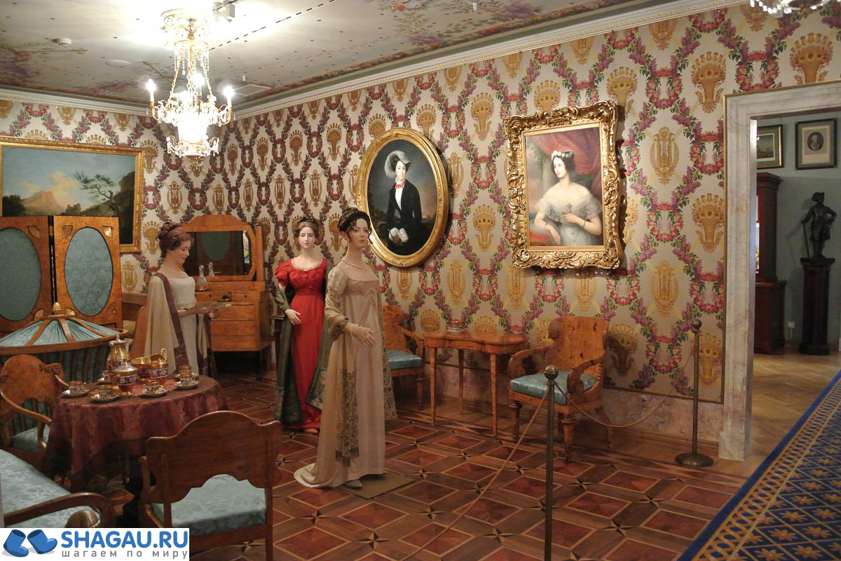 Музей сословий России в Москве, зал дворянство, манекены
