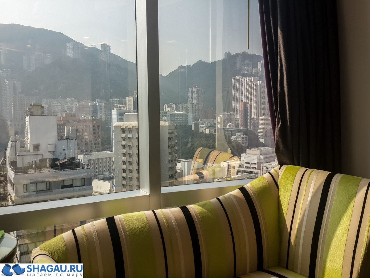 Вид из отеля в Гонконге