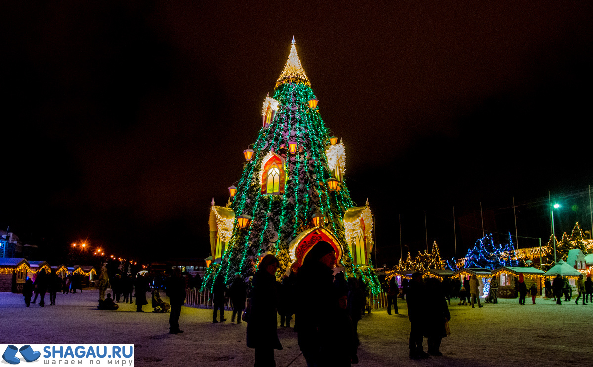Новогодняя елка в Казани