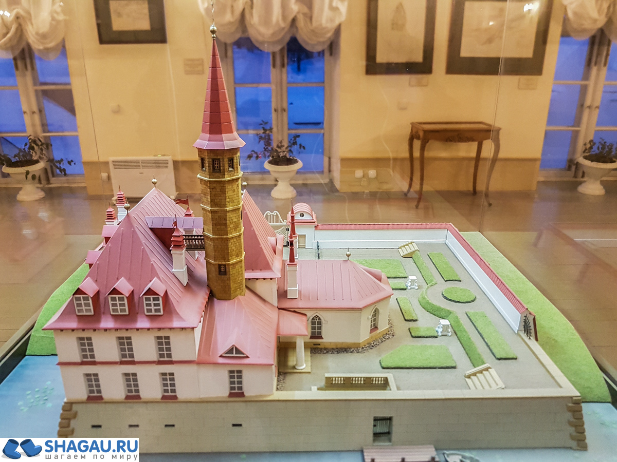 Приоратский дворец в Гатчине, макет