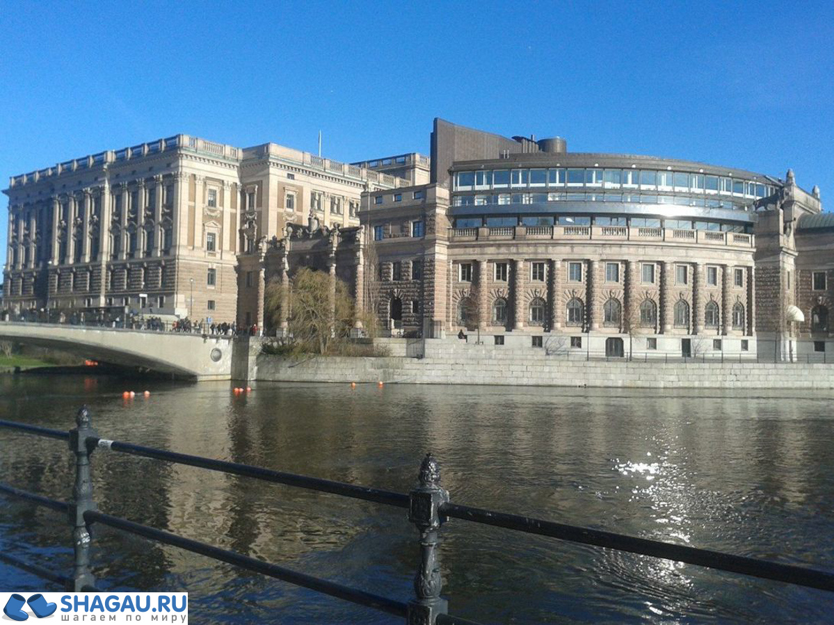 Здание шведского парламента Риксдага